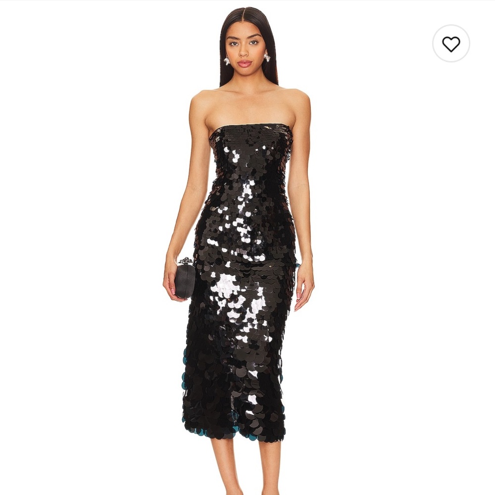 REVOLVE NBD Vita Midi Dress in Black